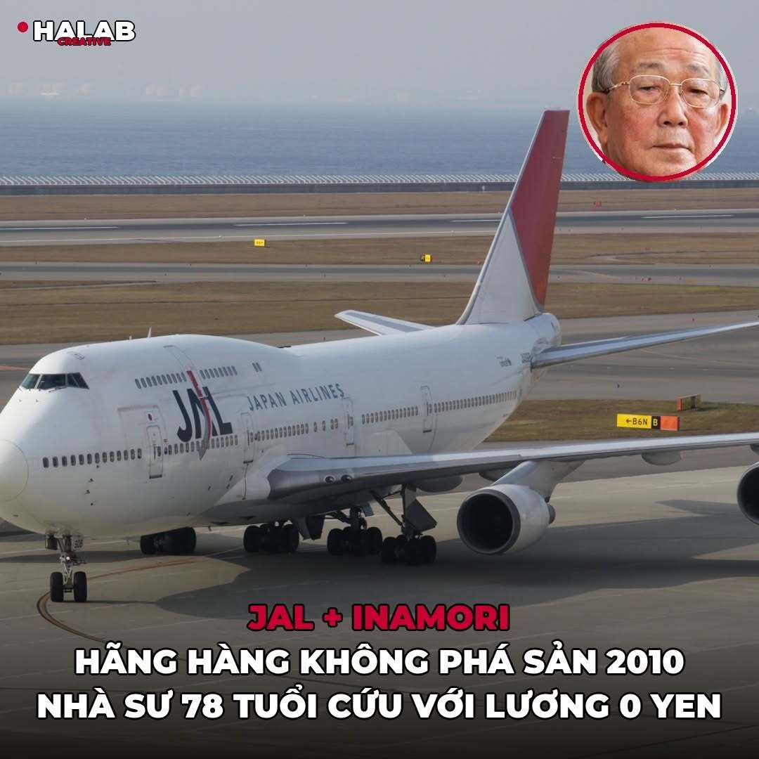 Japan Airlines và Kazuo Inamori — cứu hãng hàng không phá sản với lương 0 đồng