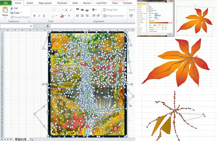 Cụ ông 80 tuổi vẽ tranh bằng phần mềm bảng tính Microsoft Excel, tác phẩm khiến thế giới ngỡ ngàng