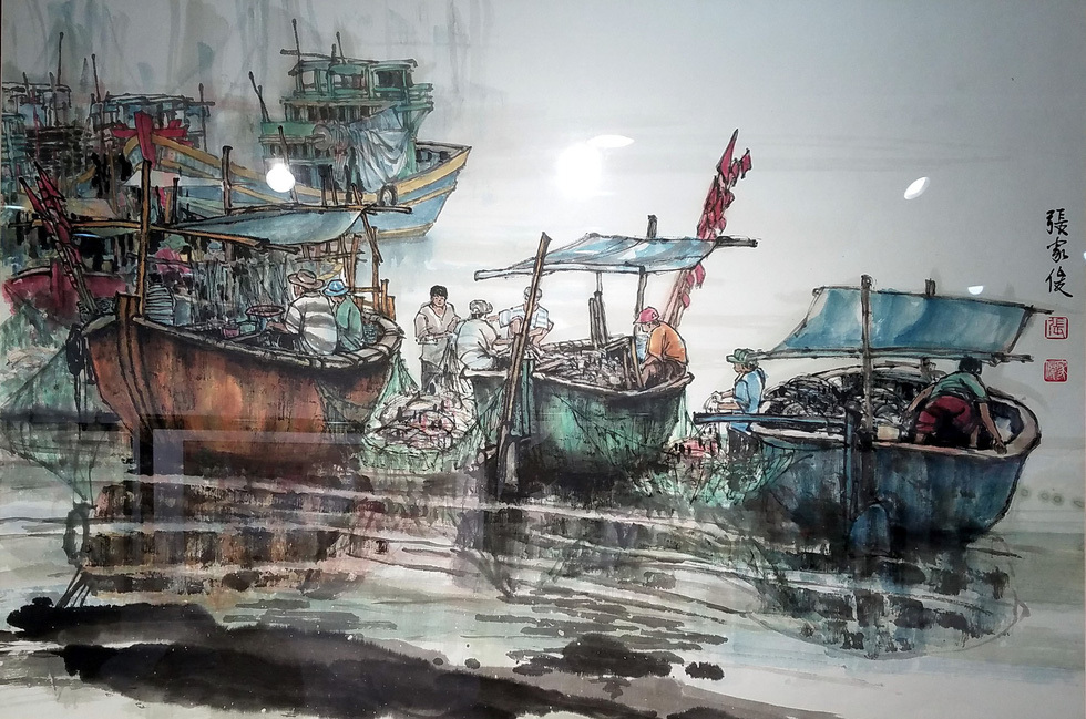 Cảng cá Phan Rí Cửa – Tác giả: Trương Gia Tuấn
