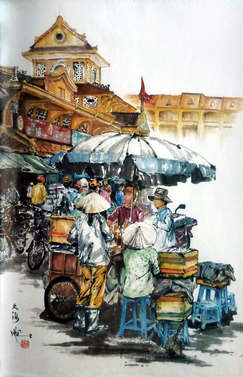Góc chợ Bình Tây – Tác giả: Trần Văn Hải