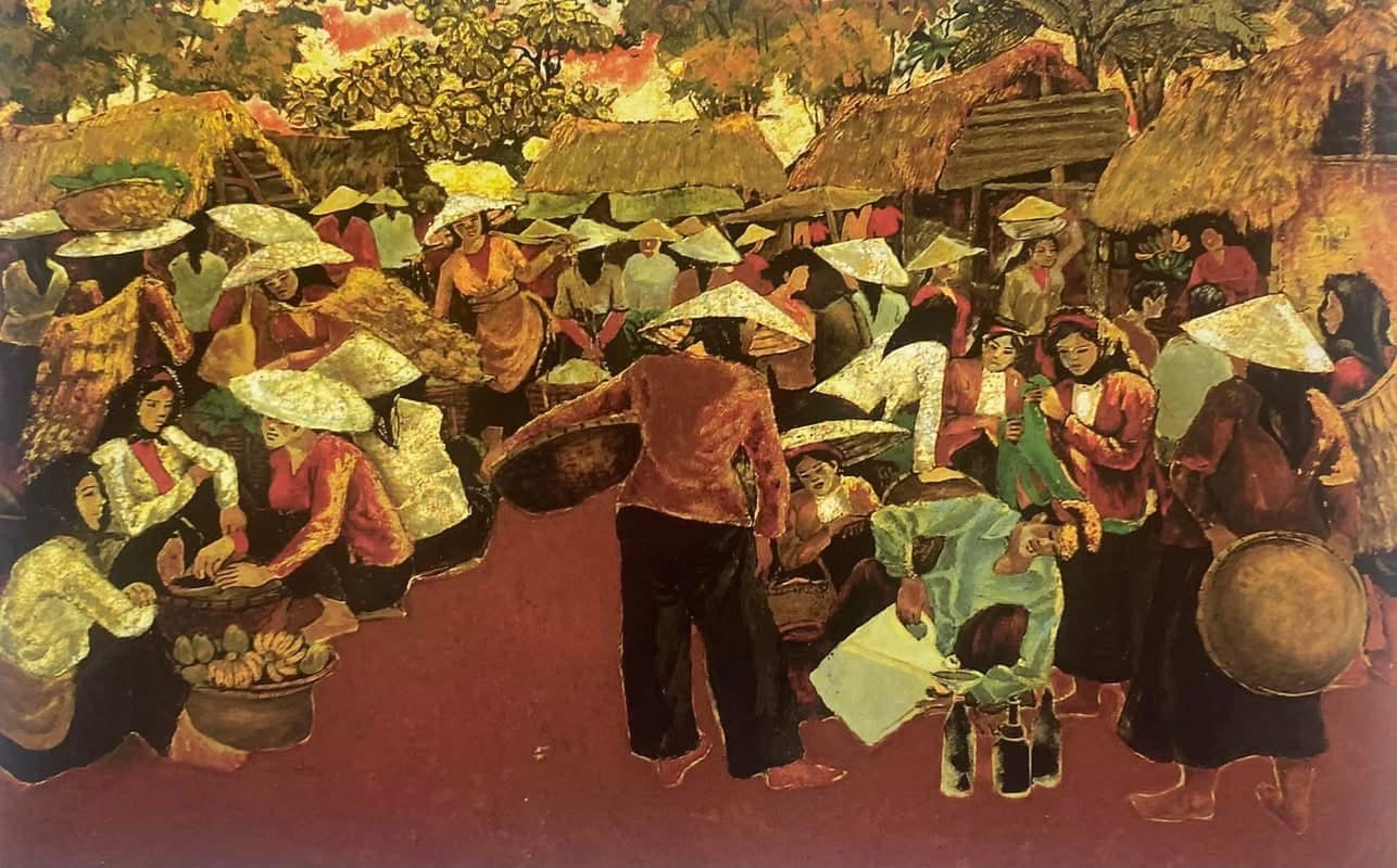 Ngắm tranh cụ: Hoàng Sùng