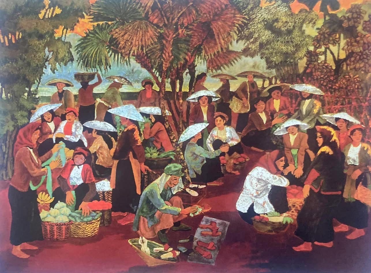 Ngắm tranh cụ: Hoàng Sùng