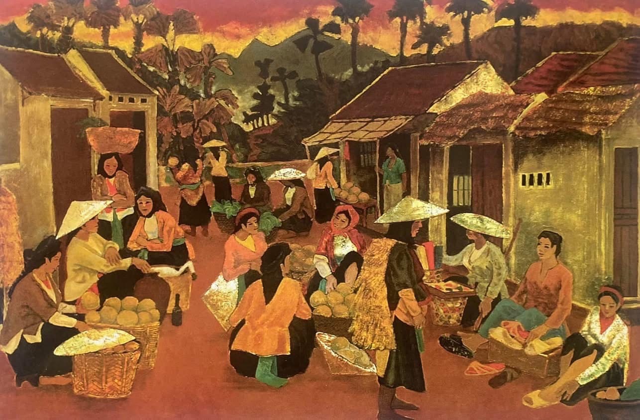 Ngắm tranh cụ: Hoàng Sùng