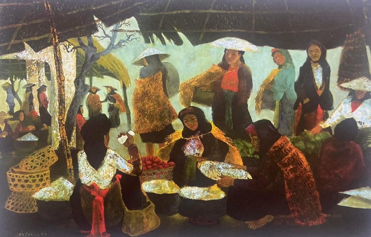 Ngắm tranh cụ: Hoàng Sùng