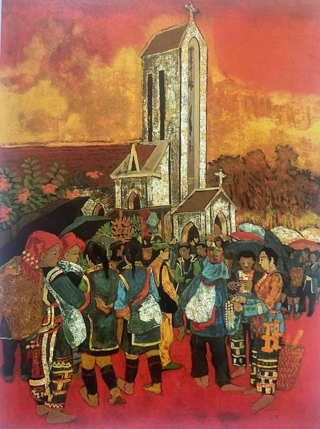 Ngắm tranh cụ: Hoàng Sùng