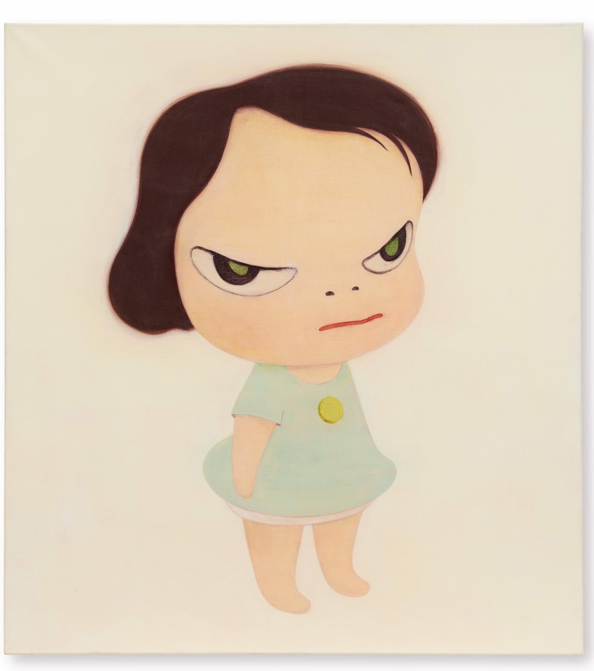 Bức ''Nothing about it'' của họa sĩ Nhật Yoshitomo Nara thu 17,7 tỷ won