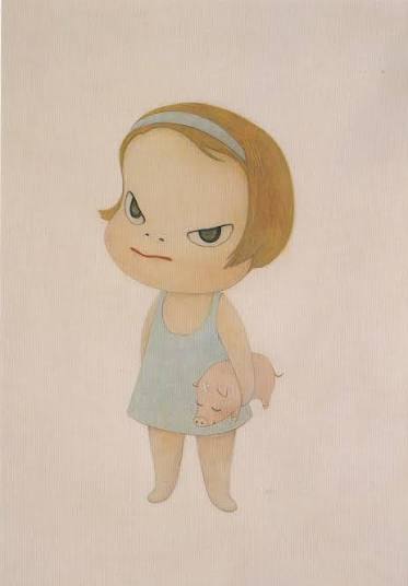 Bức ''Nothing about it'' của họa sĩ Nhật Yoshitomo Nara thu 17,7 tỷ won