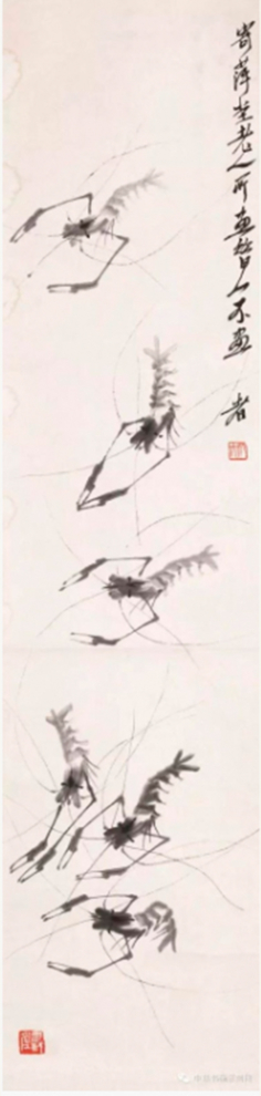 Những họa phẩm vẽ tôm độc nhất vô nhị của danh họa Tề Bạch Thạch
