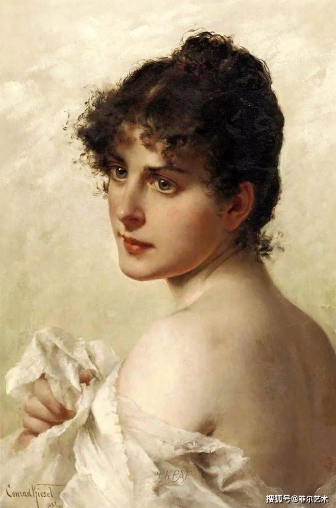 Nét bút tài hoa của Conrad Kiesel thế kỷ 19: Những mỹ nữ sống động như thật