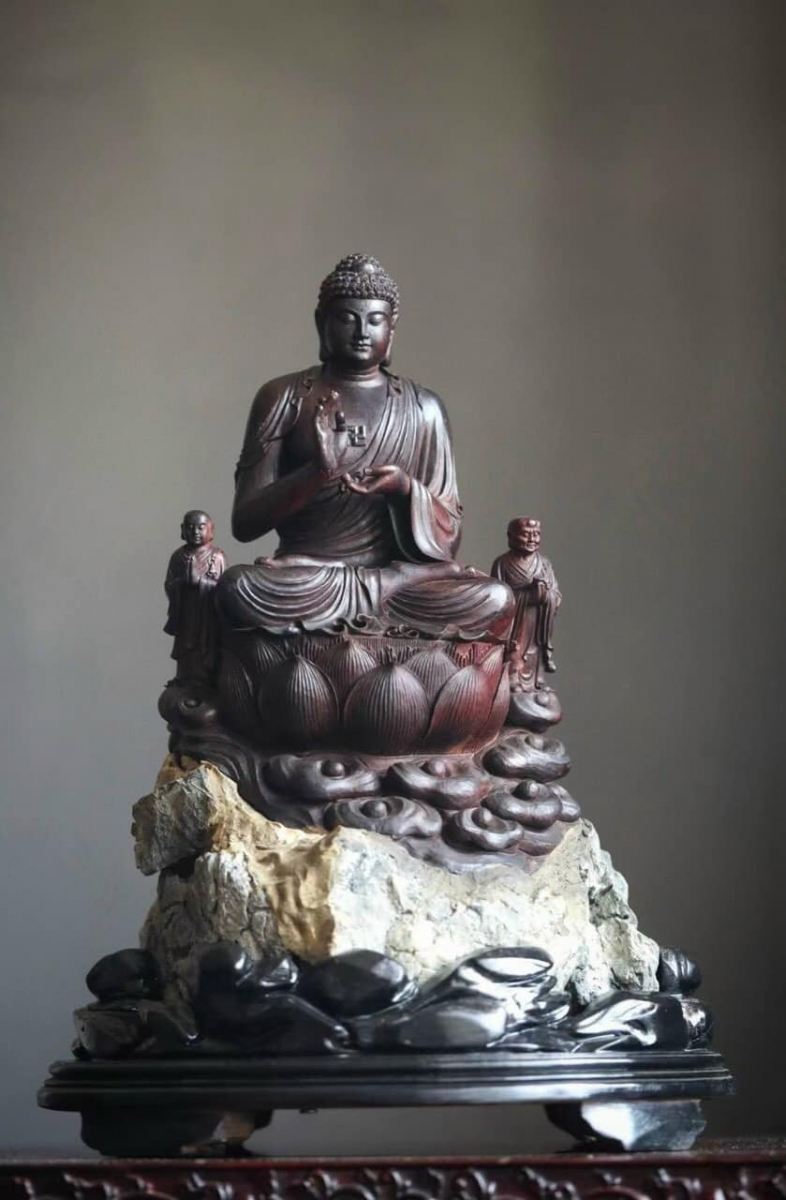 Đức Phật Và 2 đệ tử ( A Nan - Ca Diếp)
