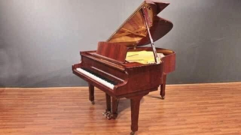 CHIẾC ĐÀN PIANO MÀU GỤ ĐỎ