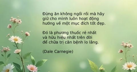 Dale Carnegie và bài học về sức mạnh của bận rộn có ý nghĩa