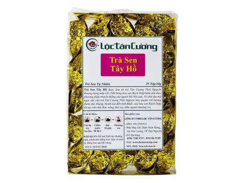 Trà Sen Tây Hồ Hộp Tép 250gr/ 25 tép