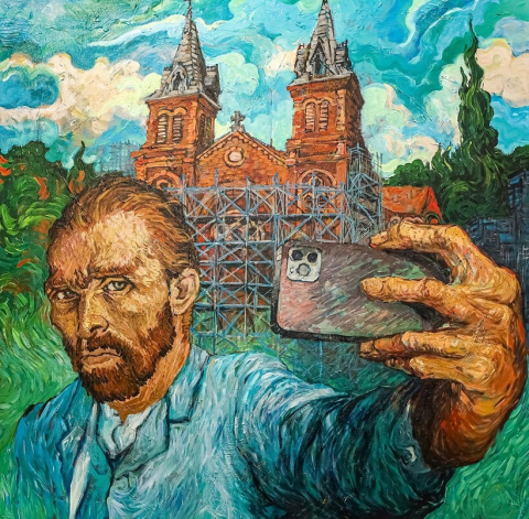 Triển lãm lạ về tranh Van Gogh