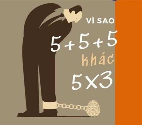 VÌ SAO 5+5+5 KHÁC 5x3???