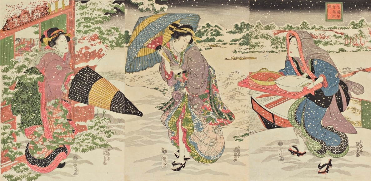 Tranh cổ Nhật vẽ nhân vật 'Tam Quốc diễn nghĩa' thành phụ nữ